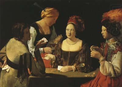 Georges de La Tour The Card-Sharp with the Ace of Spades (mk08) china oil painting image
